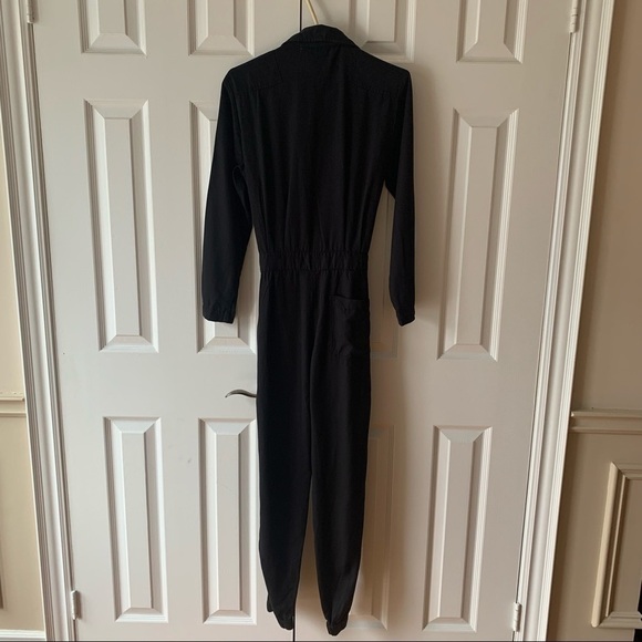 Young Fabulous & Broke Golly Utility Belted Jumpsuit Black - Picture 3 of 9